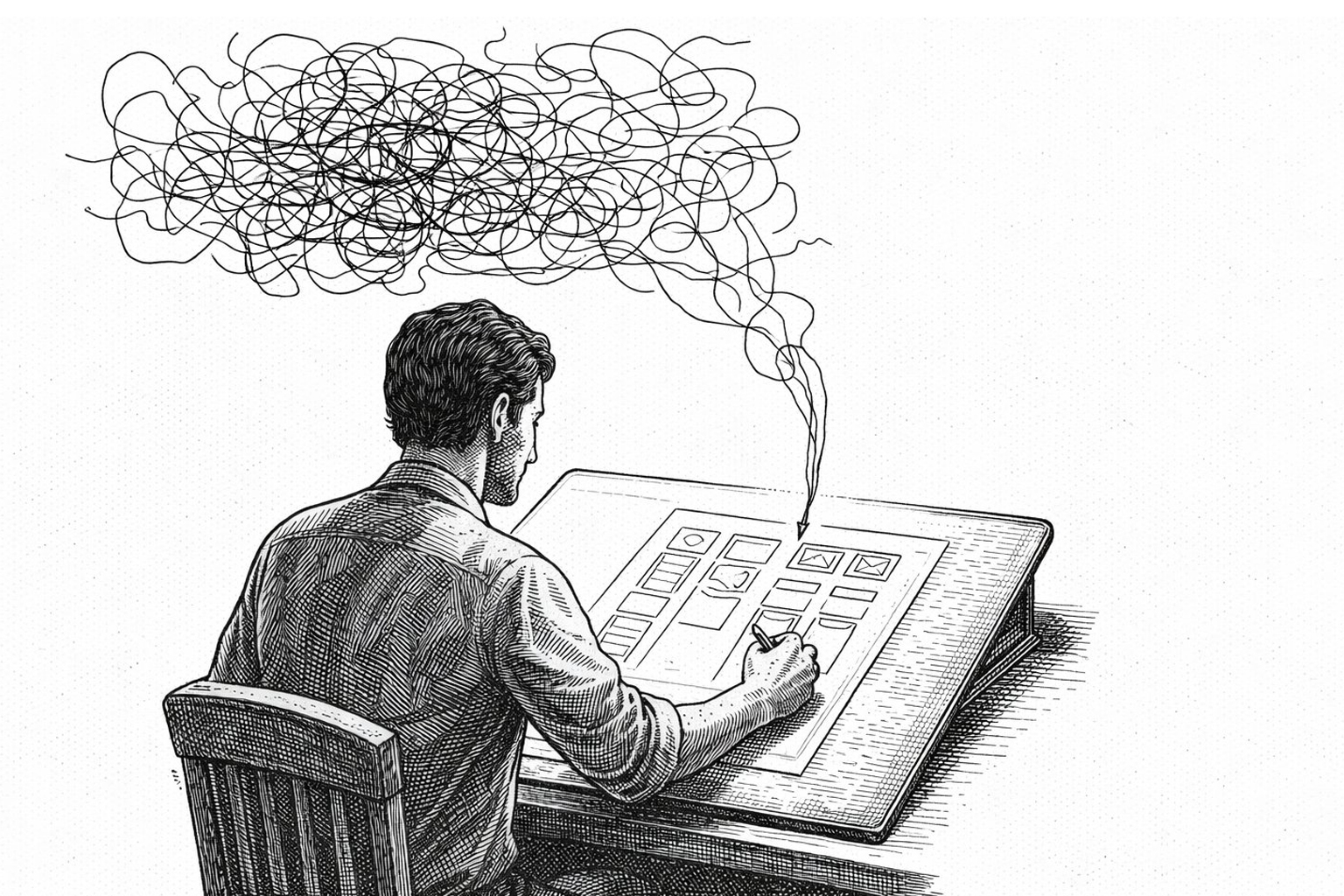 Design work illustration